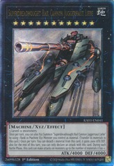 Superdreadnought Rail Cannon Juggernaut Liebe (Regular Art) - RA03-EN041 - Prismatic Ultimate Rare - 1st Edition